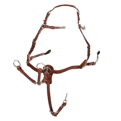 Five-point breastplate calfskin.
