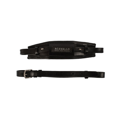 Hackamore noseband calfskin.