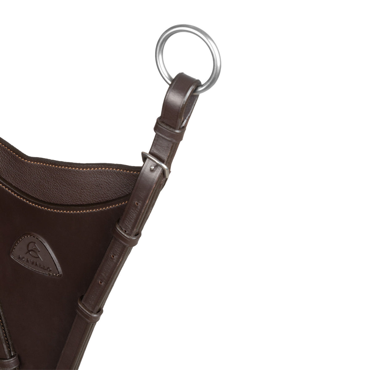 Acavallo Adjustable Leather Bib Martingale Attachment