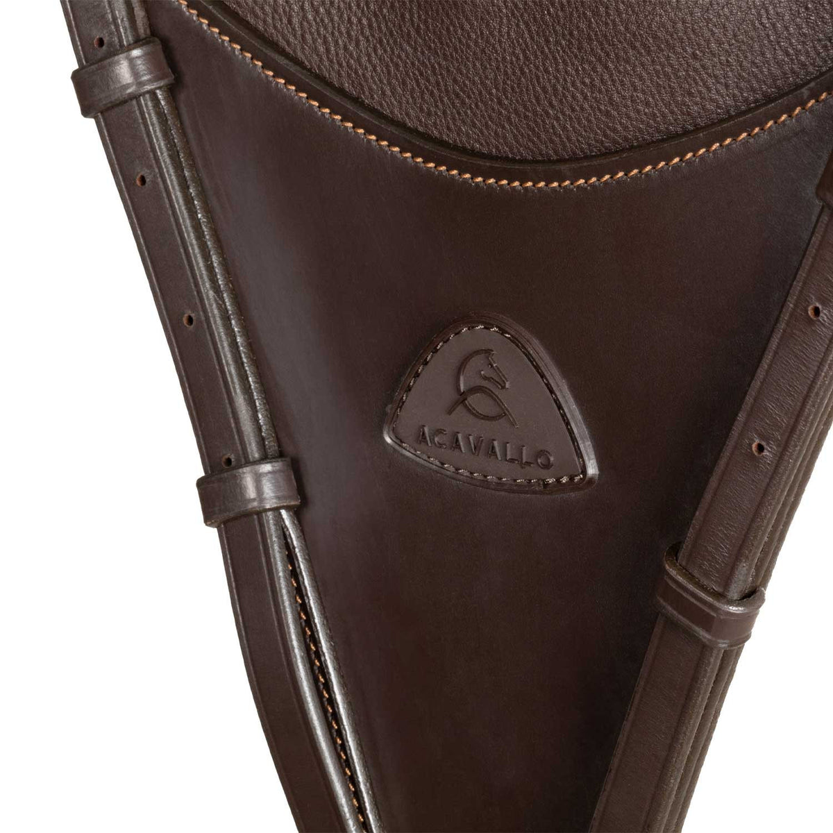 Acavallo Adjustable Leather Bib Martingale Attachment