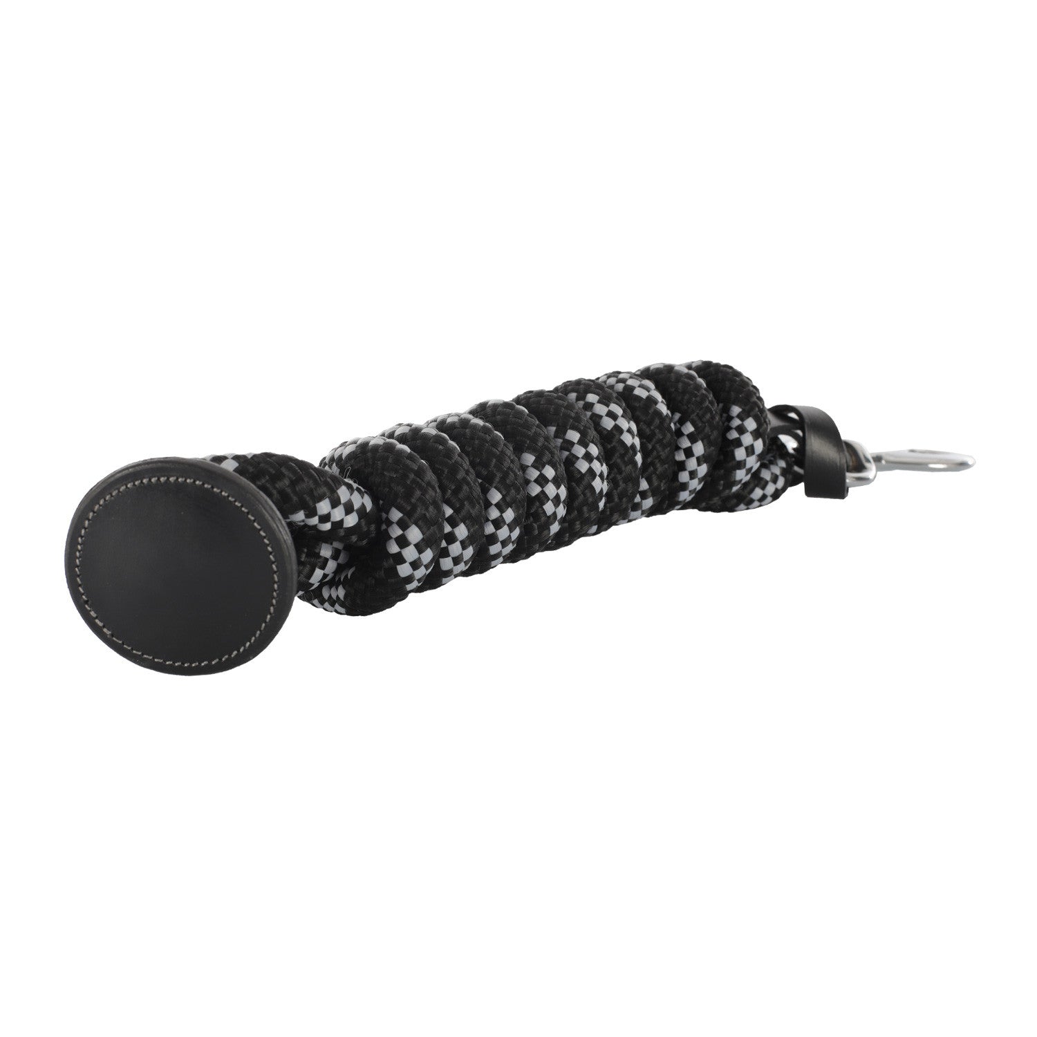 Braided lead rope leather ends.
