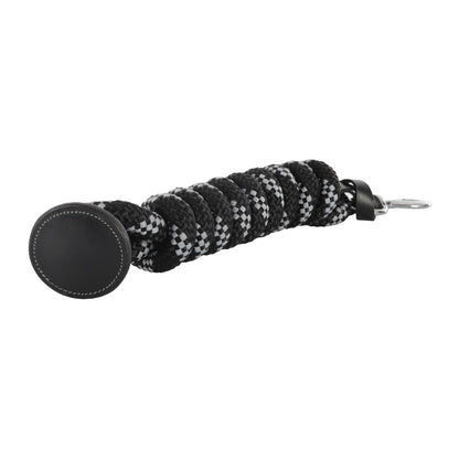 Braided lead rope leather ends.