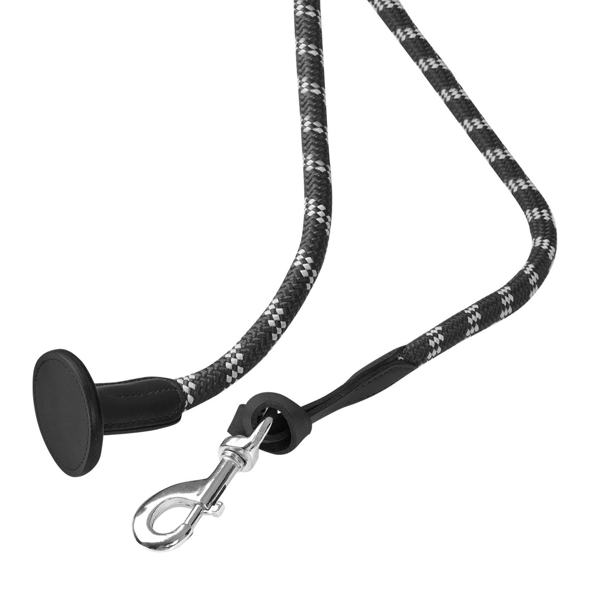 Acavallo Braided Lead Rope Leather Ends