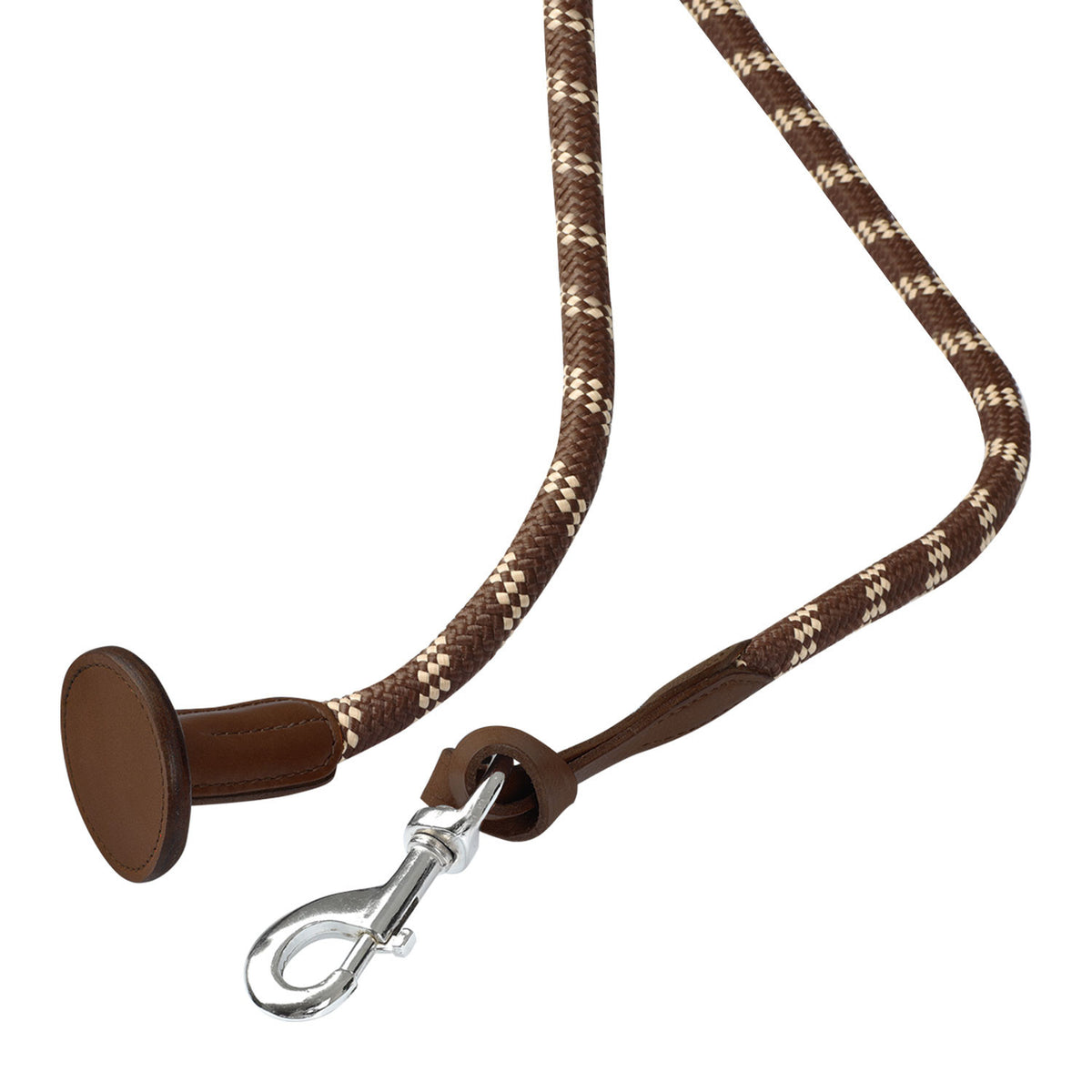 Acavallo Braided Lead Rope Leather Ends
