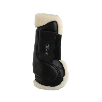 Acavallo Jumping Tendon Boots Faux Sheepskin