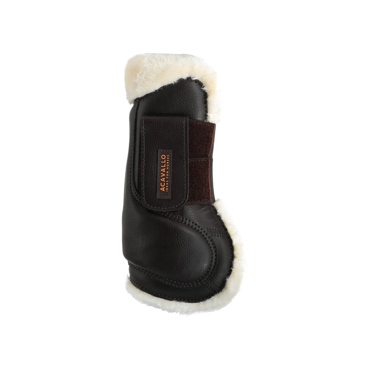 Acavallo Jumping Tendon Boots Faux Sheepskin