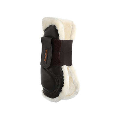 Acavallo Jumping Tendon Boots Faux Sheepskin
