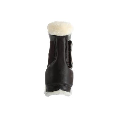 Acavallo Jumping Tendon Boots Faux Sheepskin