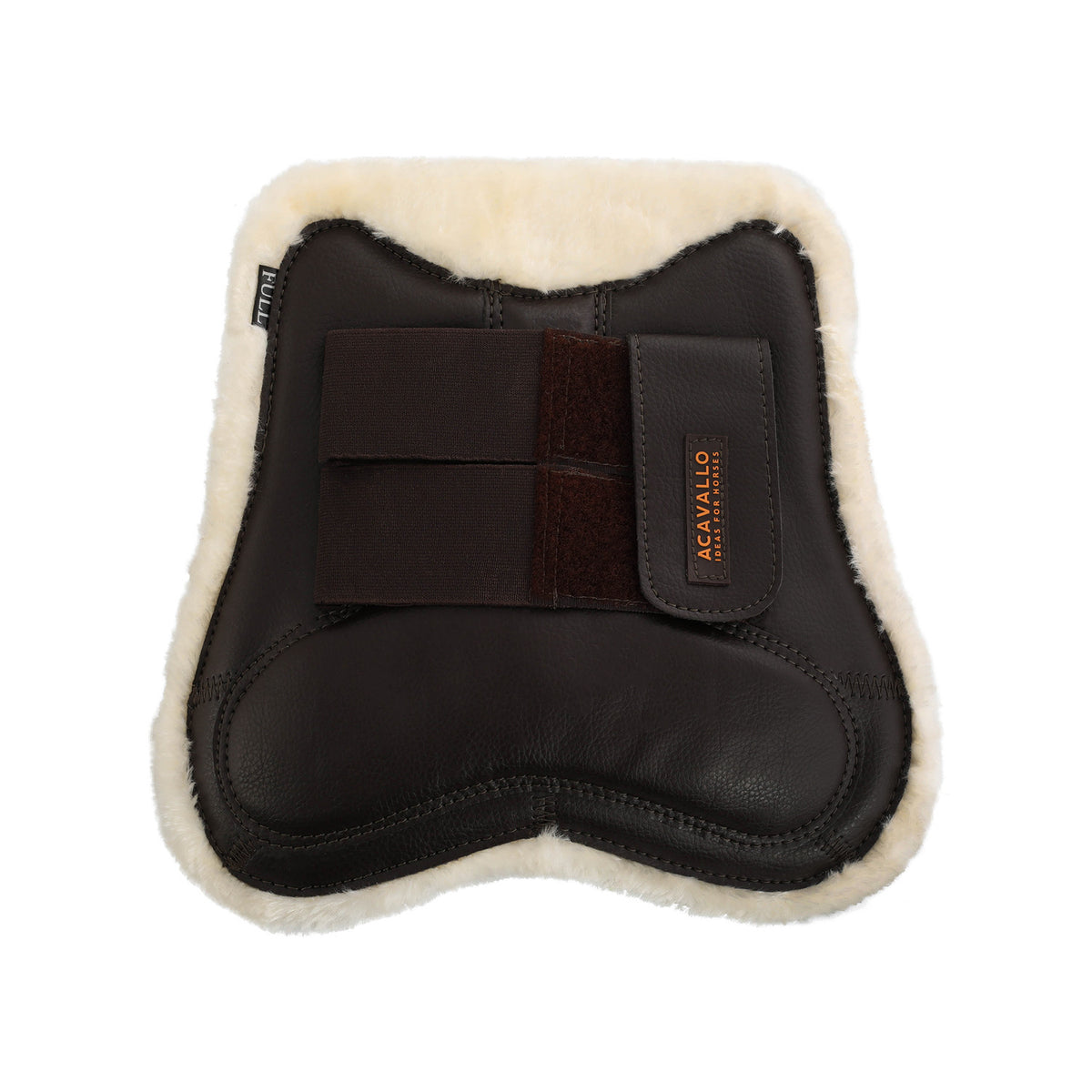 Acavallo Jumping Tendon Boots Faux Sheepskin