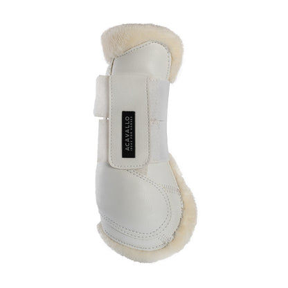 Acavallo Jumping Tendon Boots Faux Sheepskin