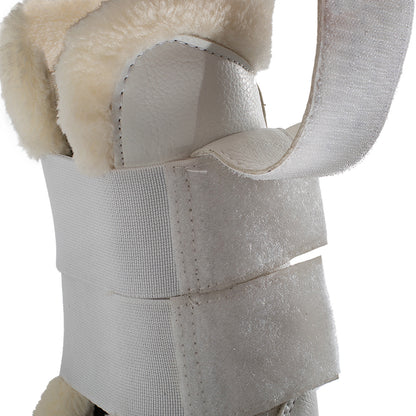 Acavallo Jumping Tendon Boots Faux Sheepskin