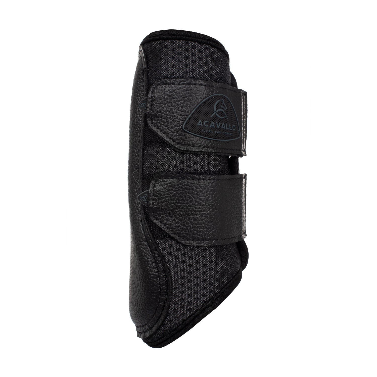 Front brushing boots perforated neoprene.