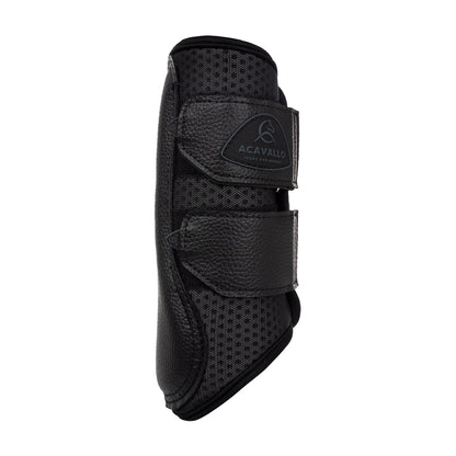 Front brushing boots perforated neoprene.