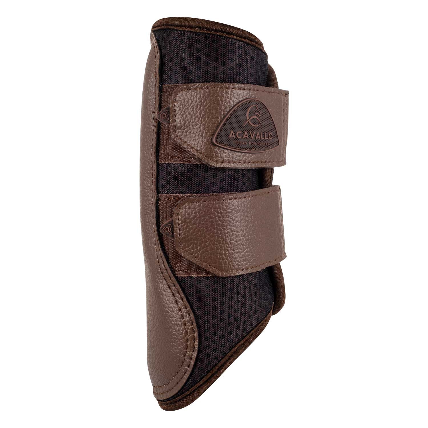 Front brushing boots perforated neoprene.
