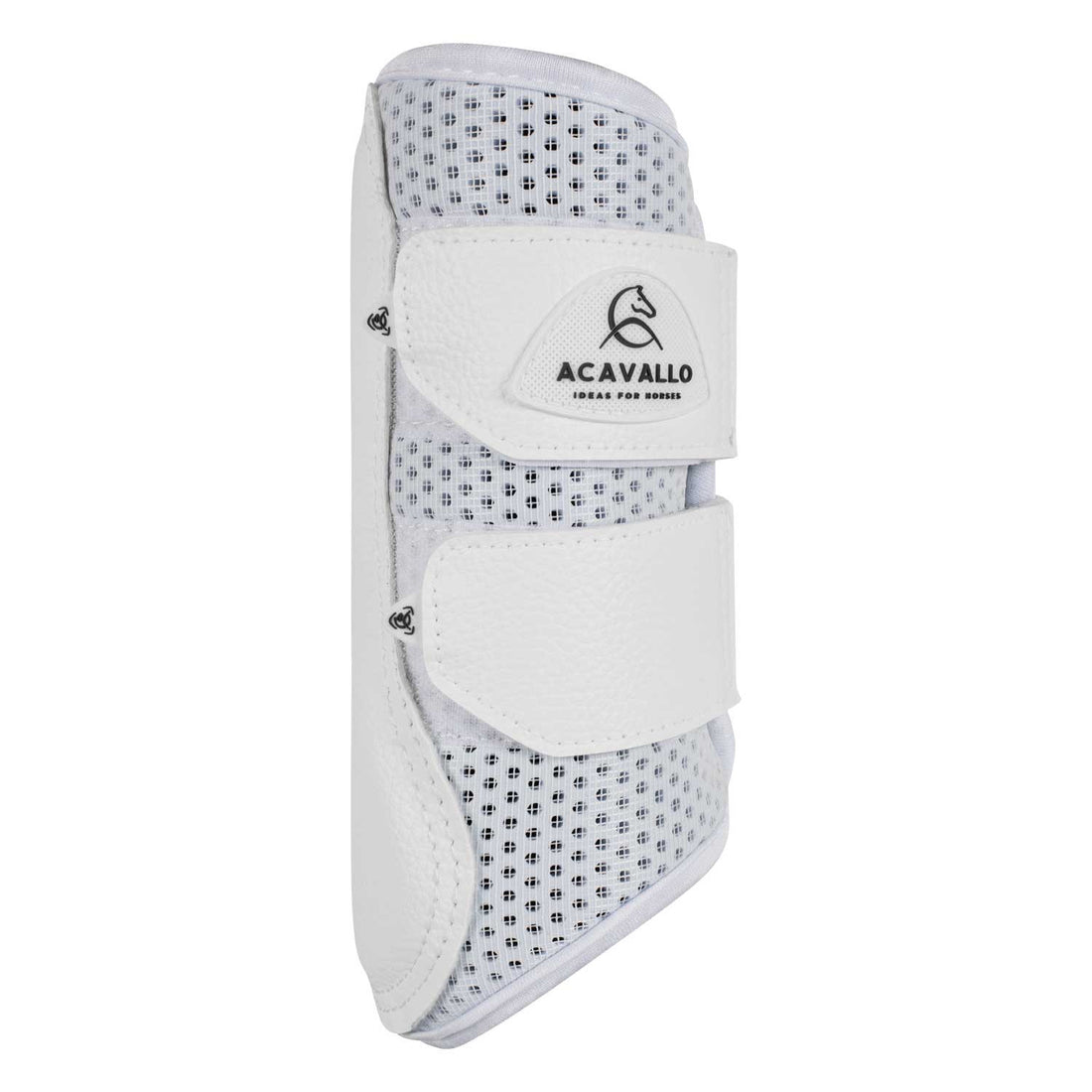 Front brushing boots perforated neoprene.