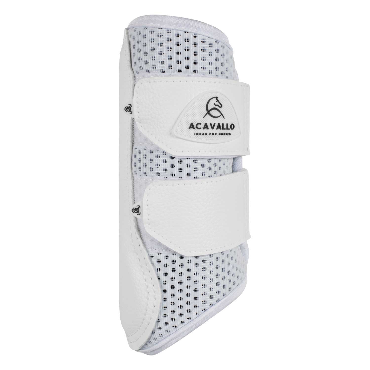 Front brushing boots perforated neoprene.