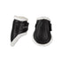 Jumping fetlock boots faux sheepskin & hook-and-loop closure.
