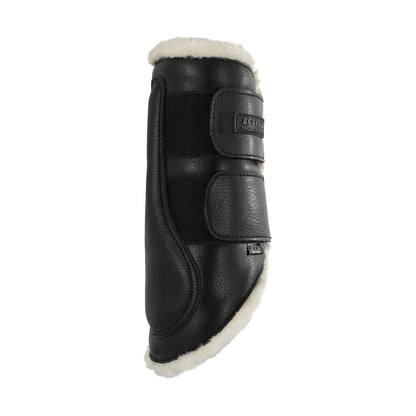 Acavallo Front Brushing Boots Faux Sheepskin