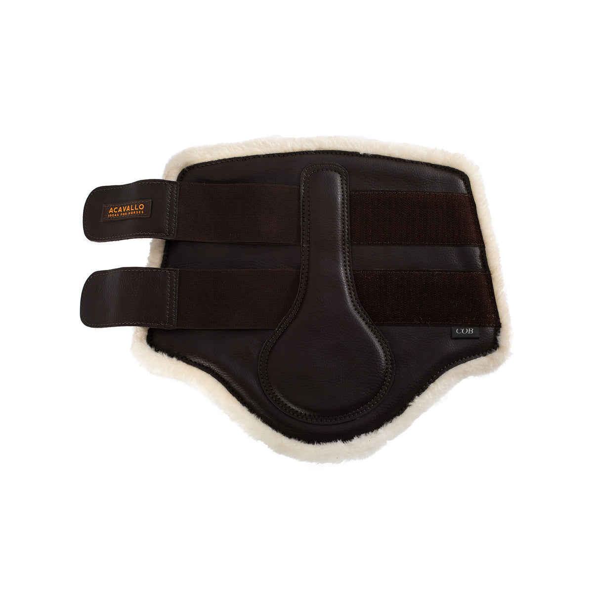 Acavallo Front Brushing Boots Faux Sheepskin