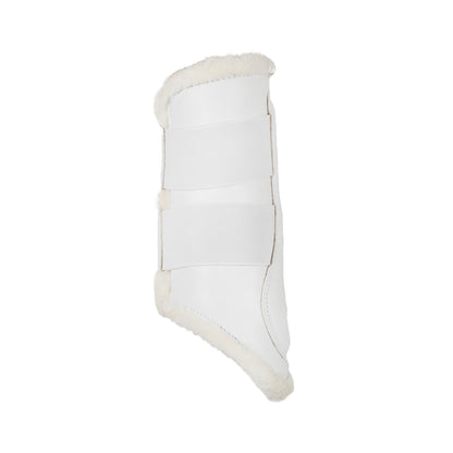 Acavallo Front Brushing Boots Faux Sheepskin