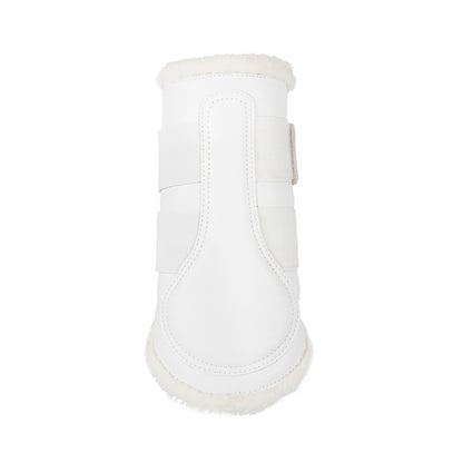Acavallo Front Brushing Boots Faux Sheepskin