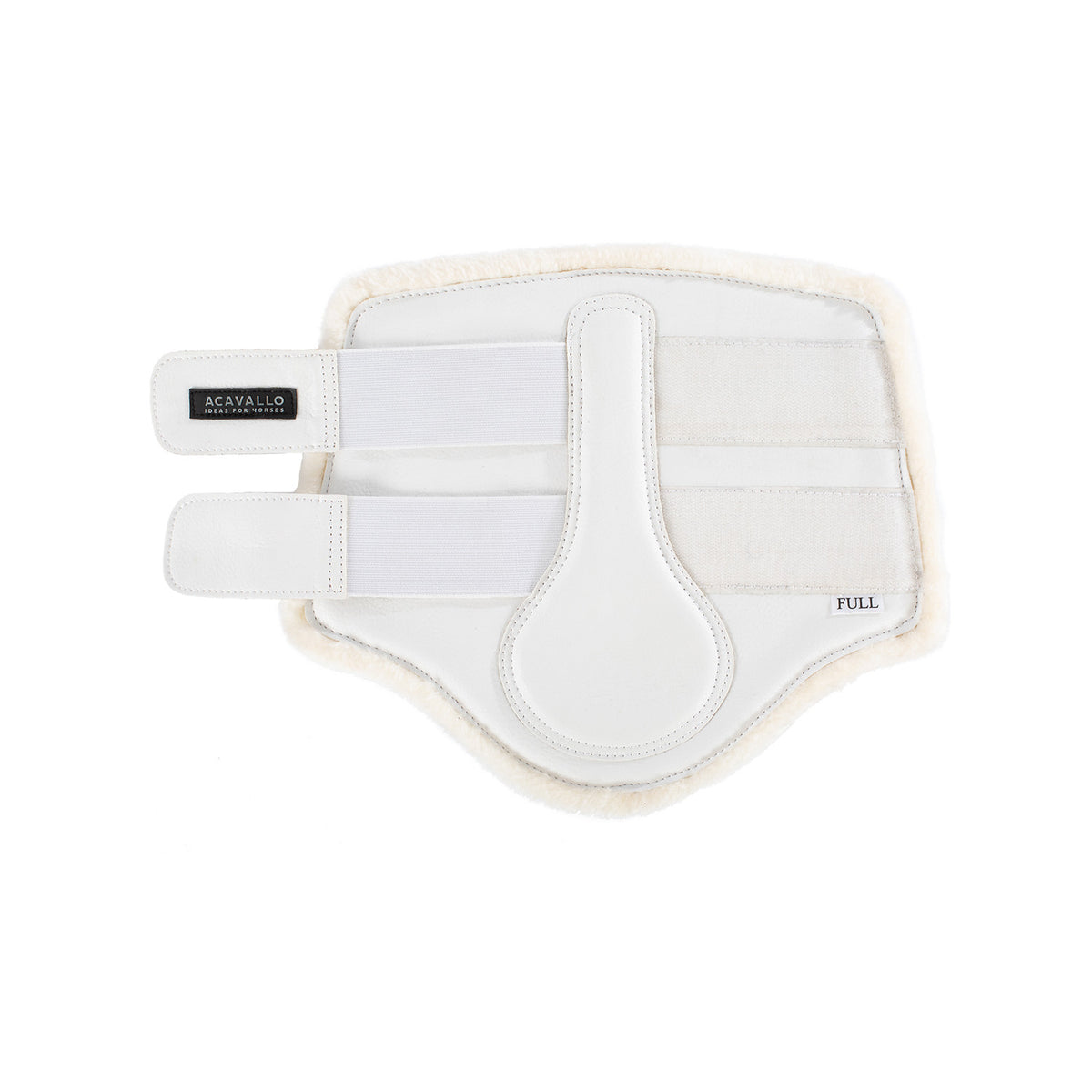 Acavallo Front Brushing Boots Faux Sheepskin