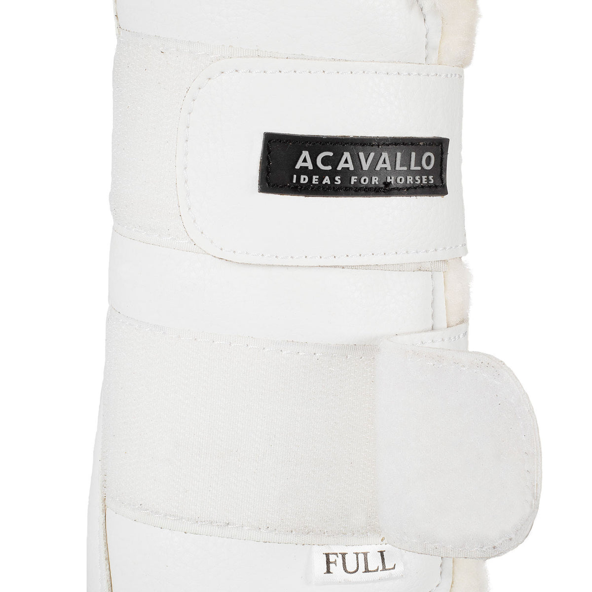 Acavallo Front Brushing Boots Faux Sheepskin