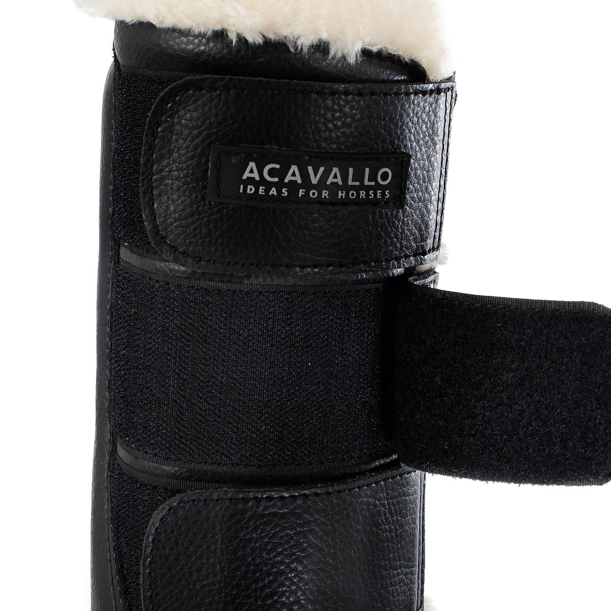Acavallo Hind Brushing Boots Faux Sheepskin