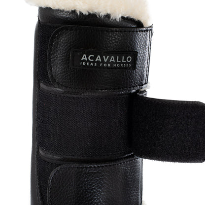 Acavallo Hind Brushing Boots Faux Sheepskin