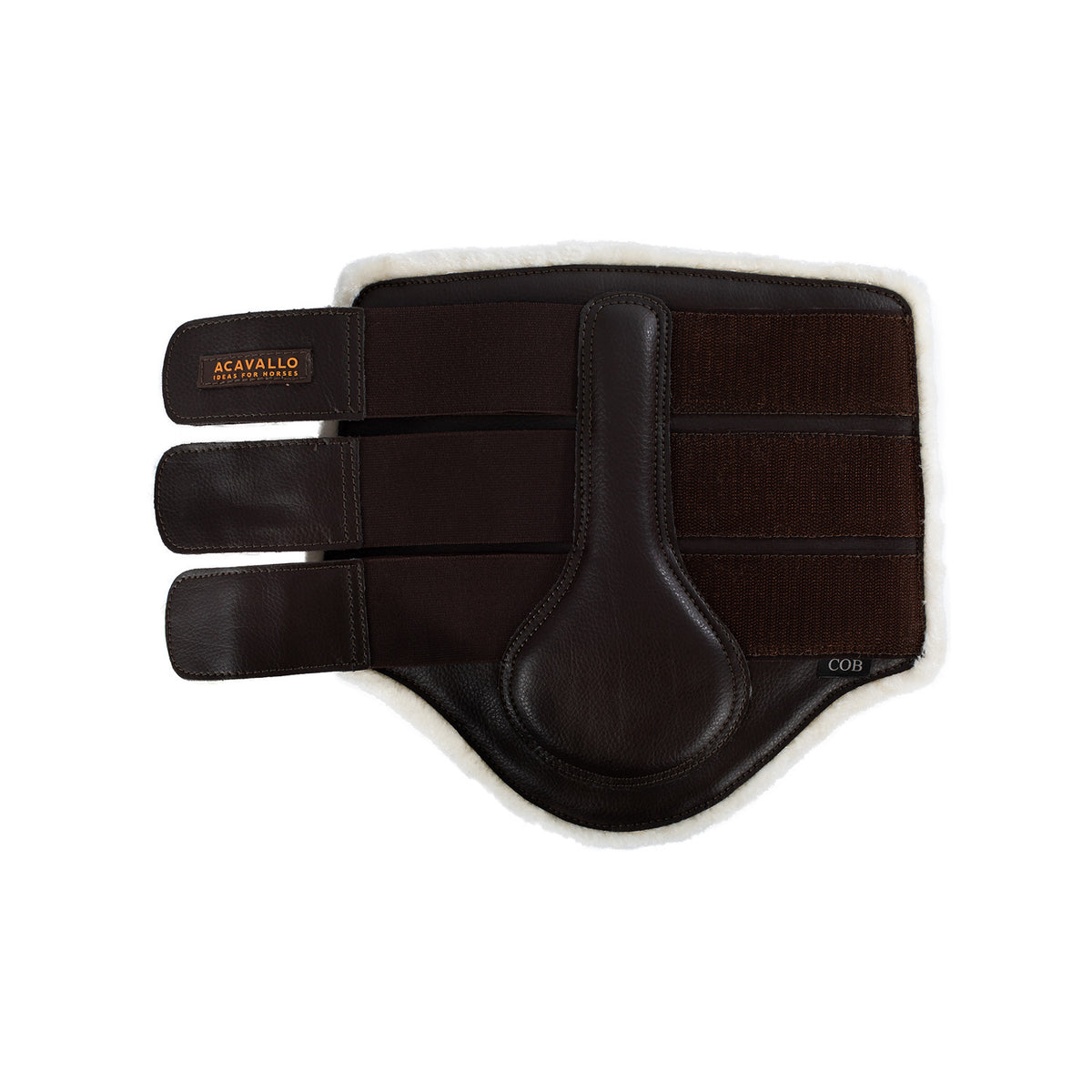 Acavallo Hind Brushing Boots Faux Sheepskin