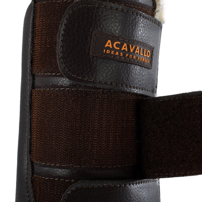 Acavallo Hind Brushing Boots Faux Sheepskin
