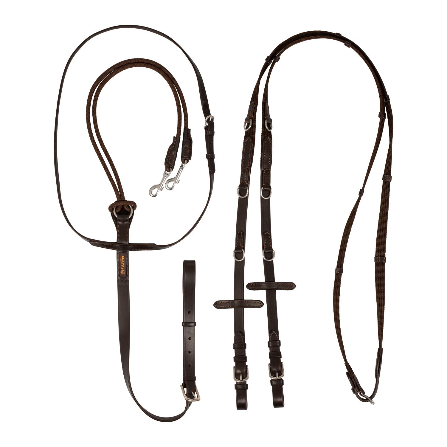 Thiedemann reins tubular nylon.