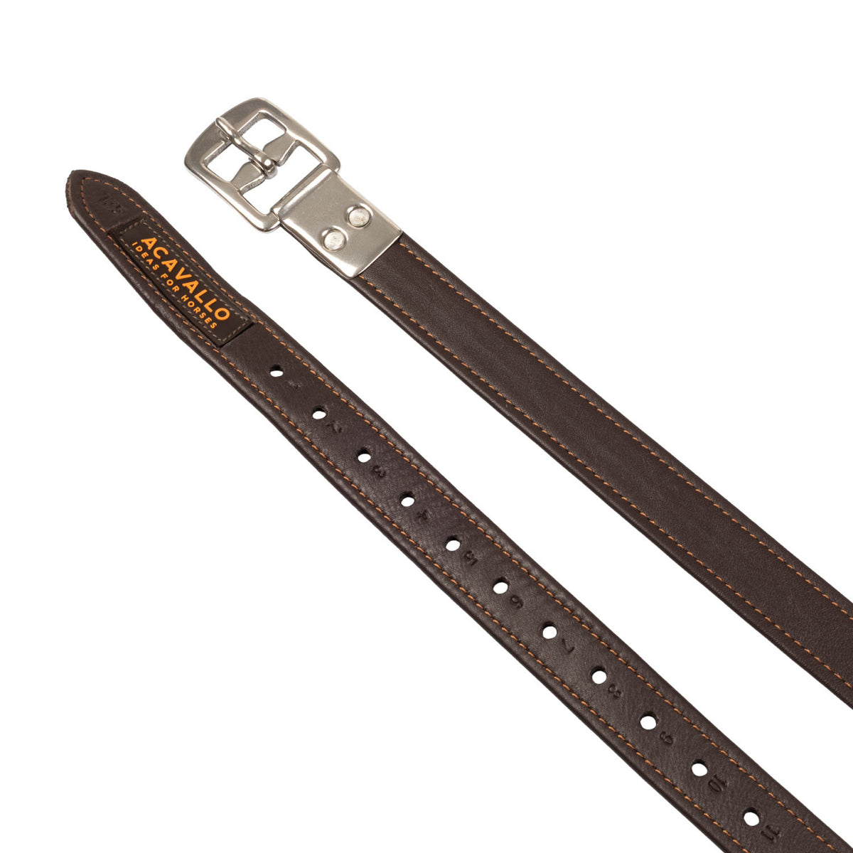 Acavallo Calfskin Stirrup Leathers with Encased Buckle