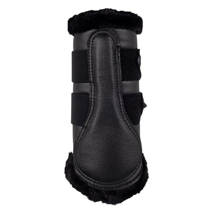 Acavallo Front Brushing Boots Eco-Leather &amp; Faux Sheepskin
