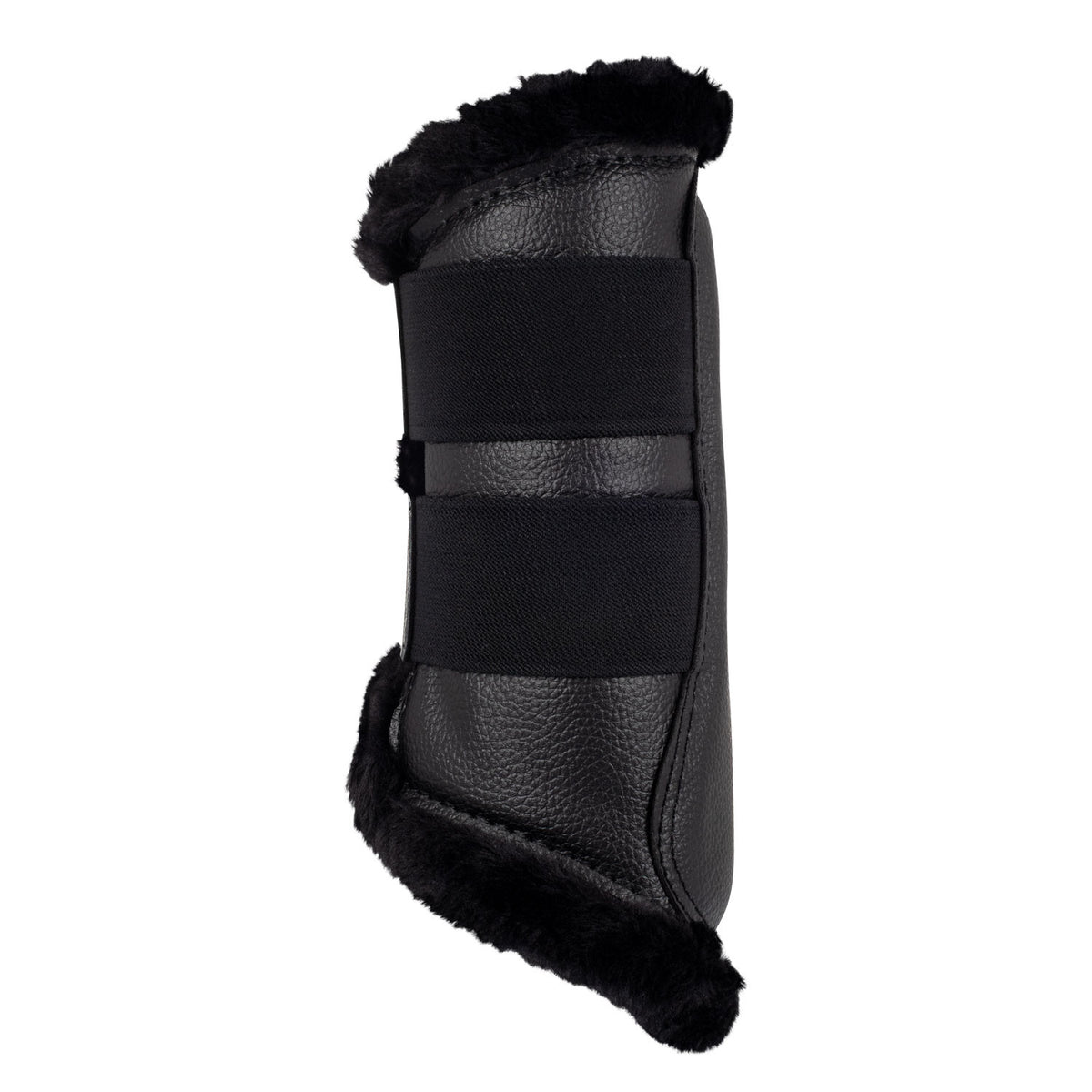 Acavallo Front Brushing Boots Eco-Leather &amp; Faux Sheepskin