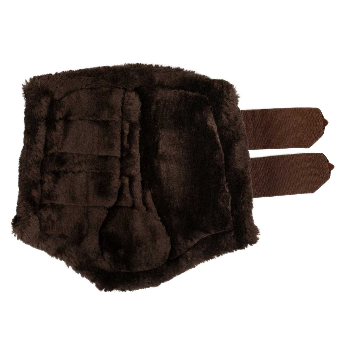 Acavallo Front Brushing Boots Eco-Leather &amp; Faux Sheepskin