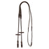 Tubular reins leather & rubber.