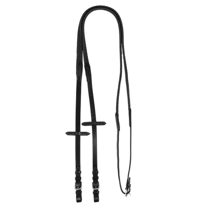 Reins leather &amp; rubber grip.
