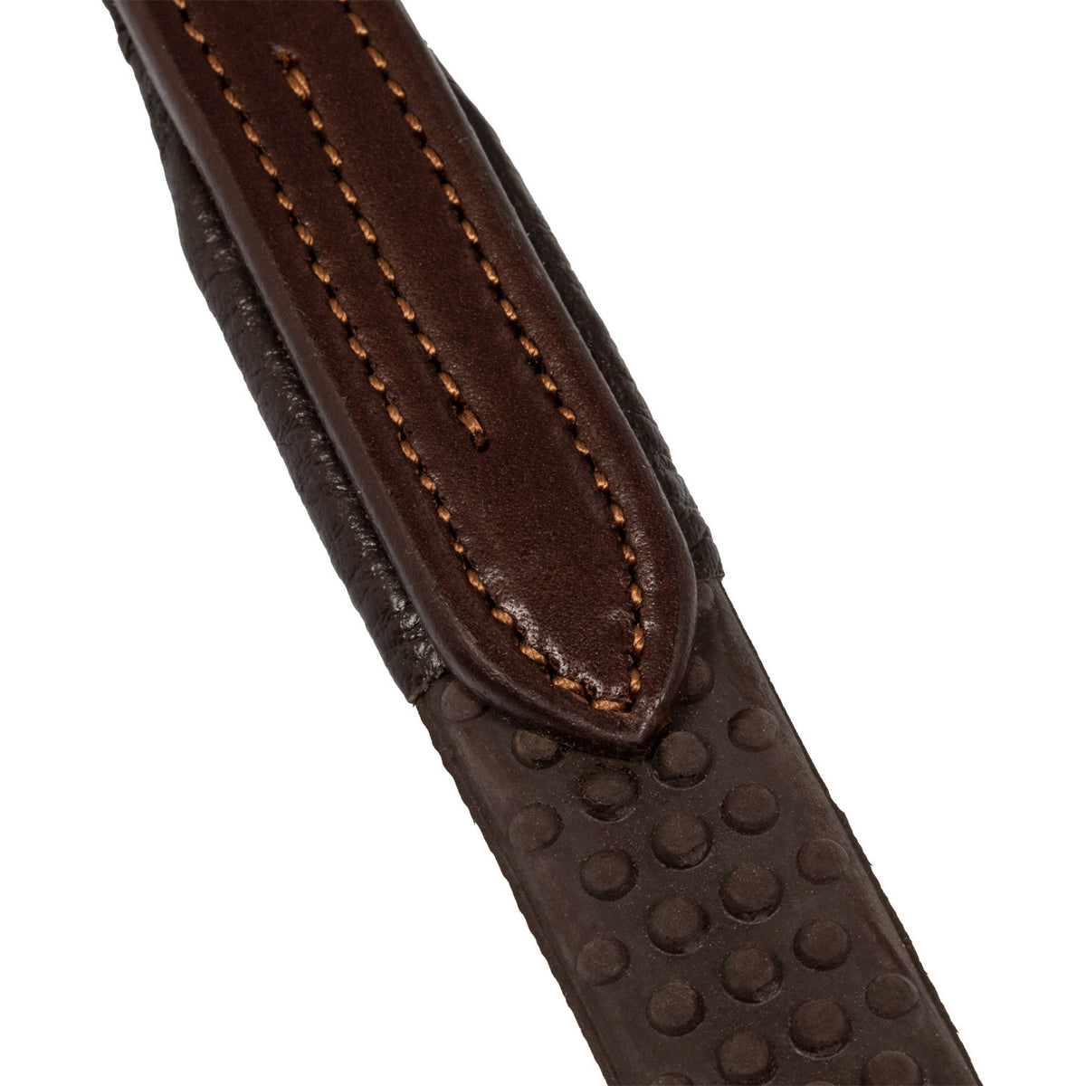 Acavallo Reins Leather &amp; Rubber Grip