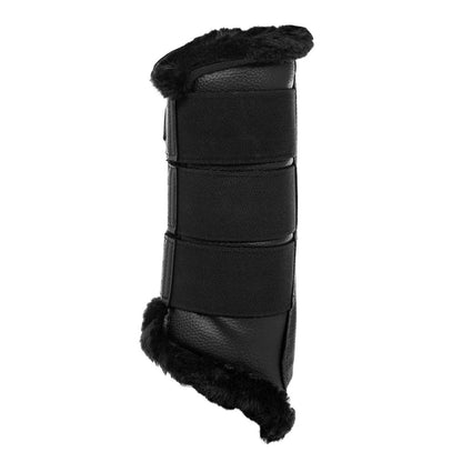 Acavallo Hind Brushing Boots Faux Leather &amp; Faux Sheepskin