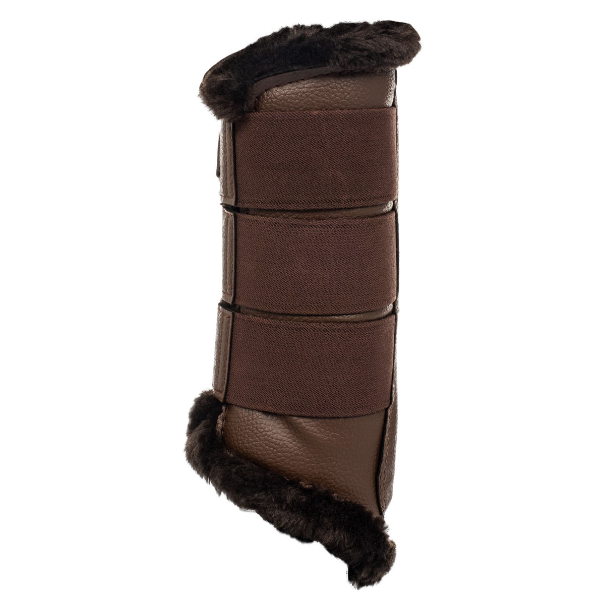 Acavallo Hind Brushing Boots Faux Leather &amp; Faux Sheepskin