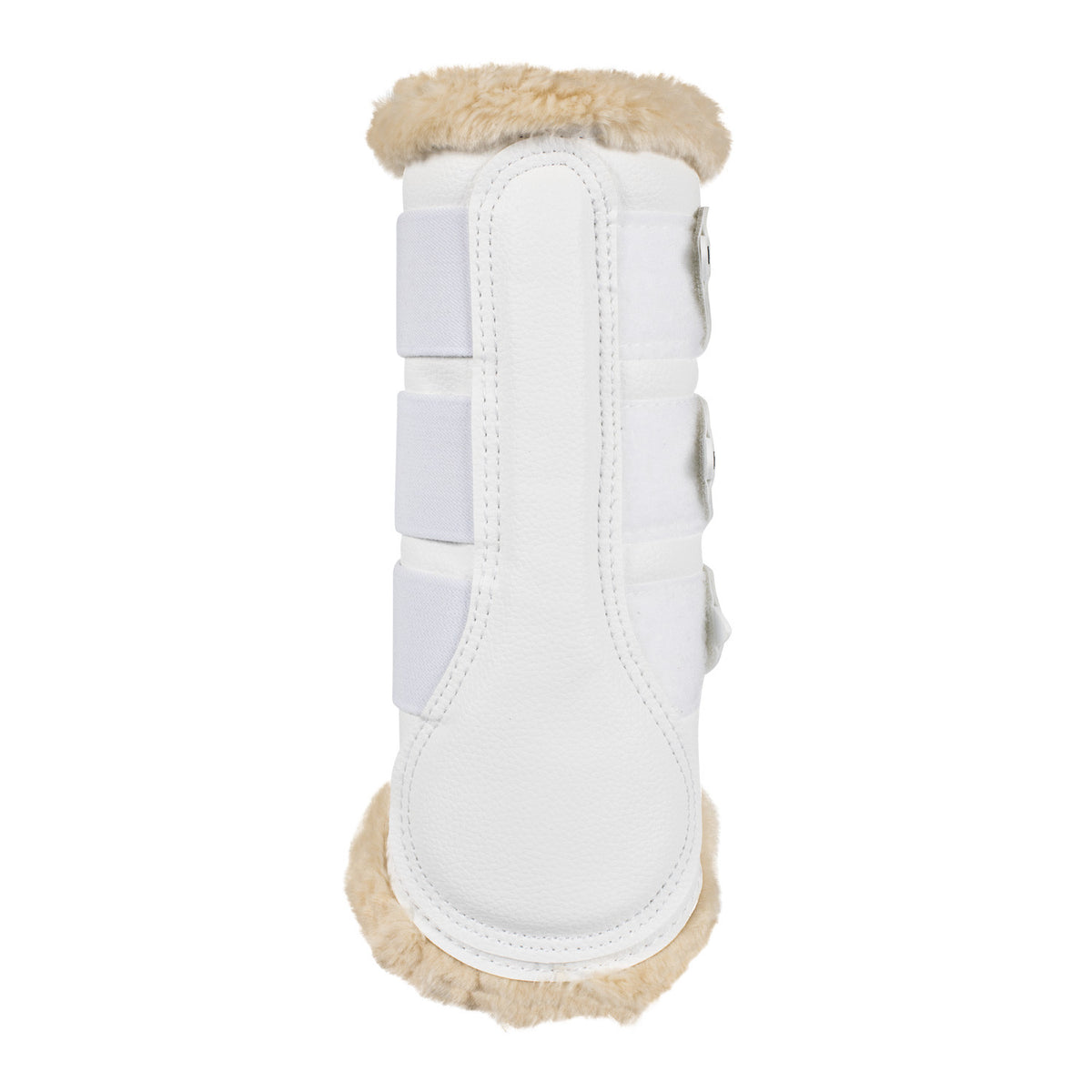 Acavallo Hind Brushing Boots Faux Leather &amp; Faux Sheepskin