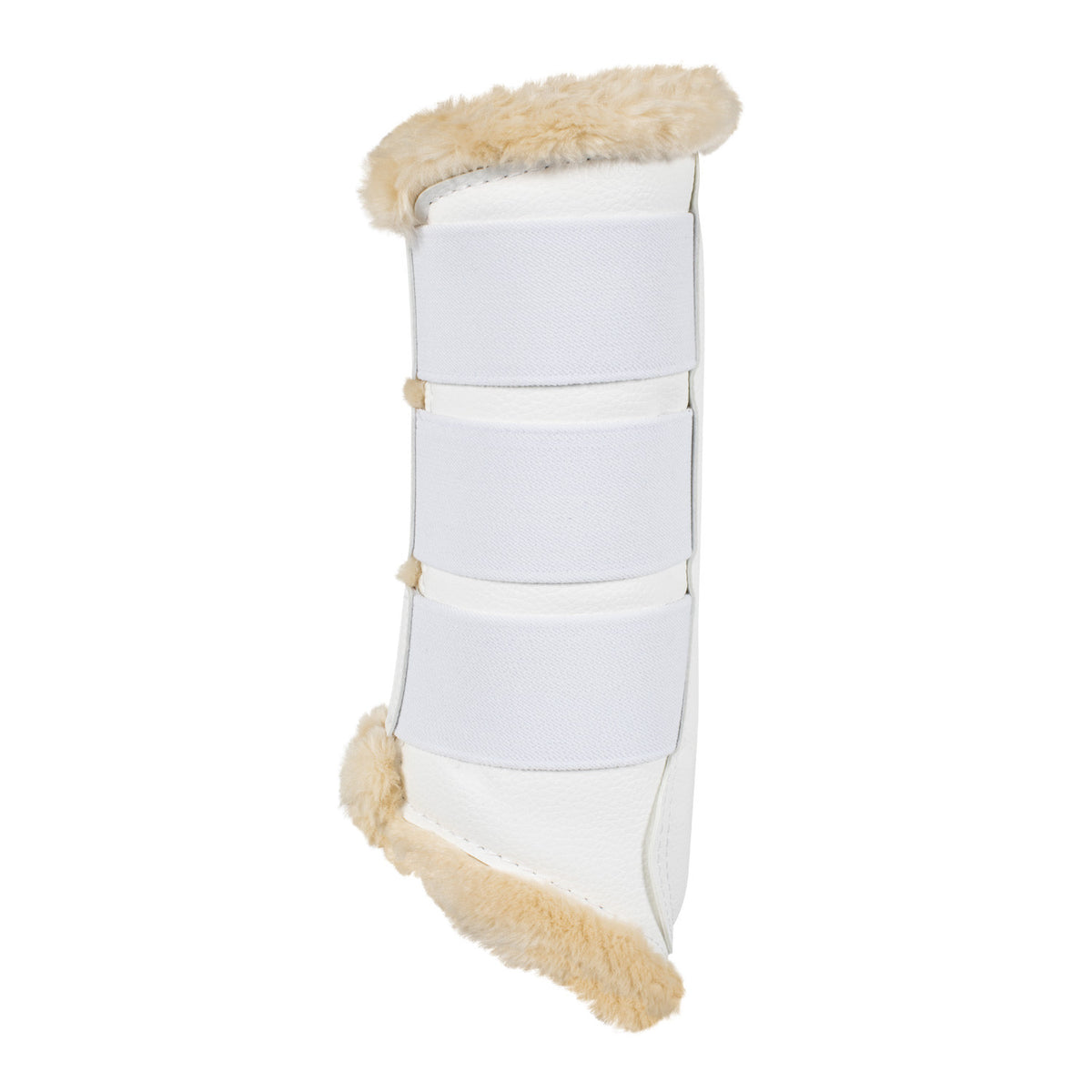 Acavallo Hind Brushing Boots Faux Leather &amp; Faux Sheepskin