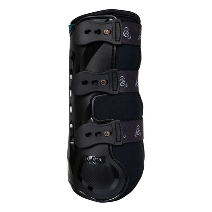 Anatomical front dressage boots.