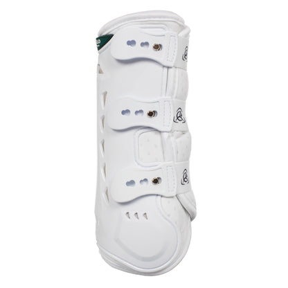Anatomical front dressage boots.