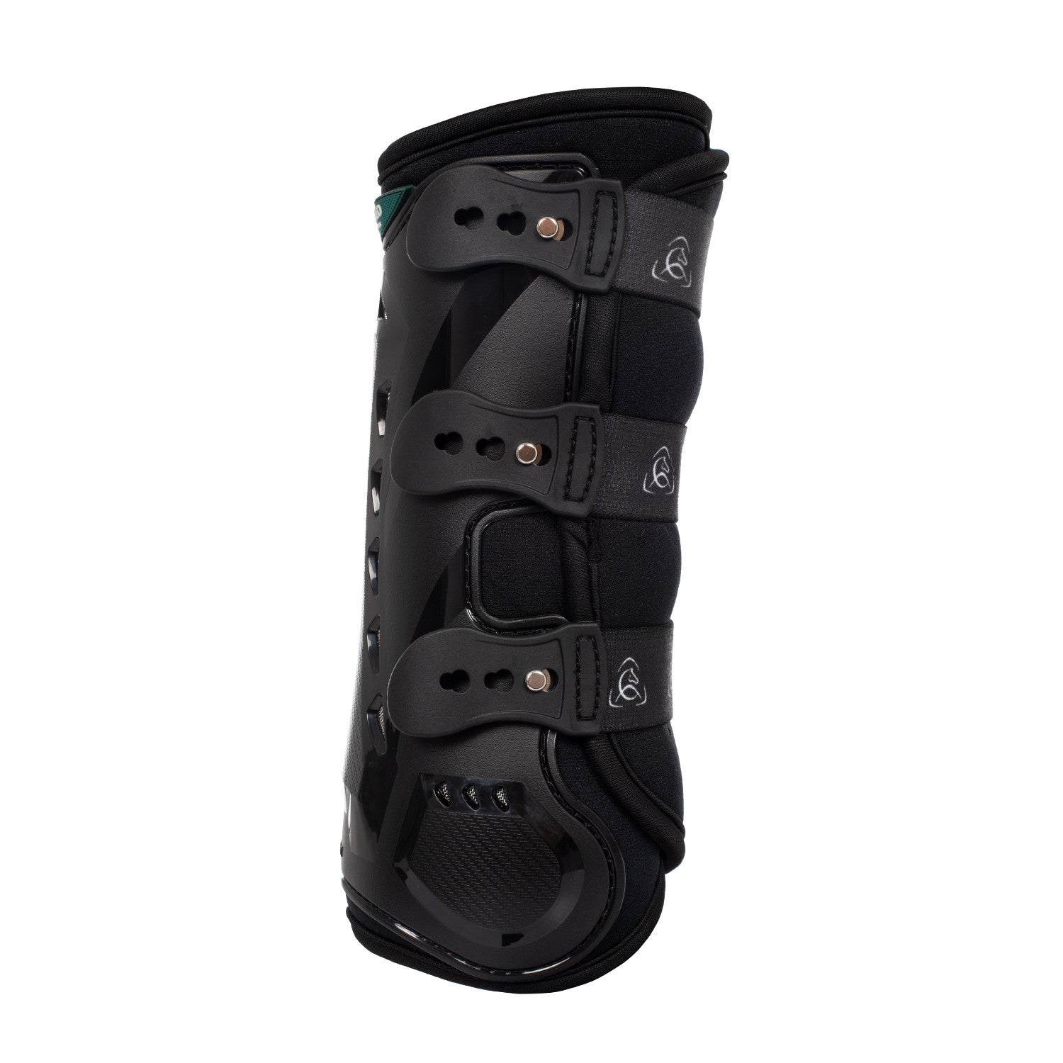 Anatomical hind dressage boots.