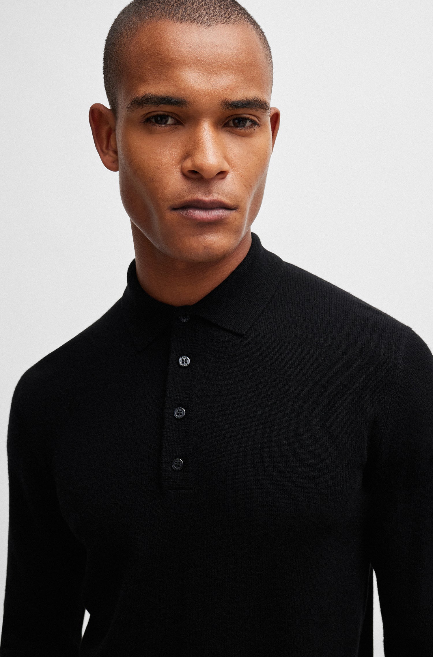 Boss Jude Luxury Mens Knitwear Polo *Pre-order for dispatch within approximately 2 weeks*