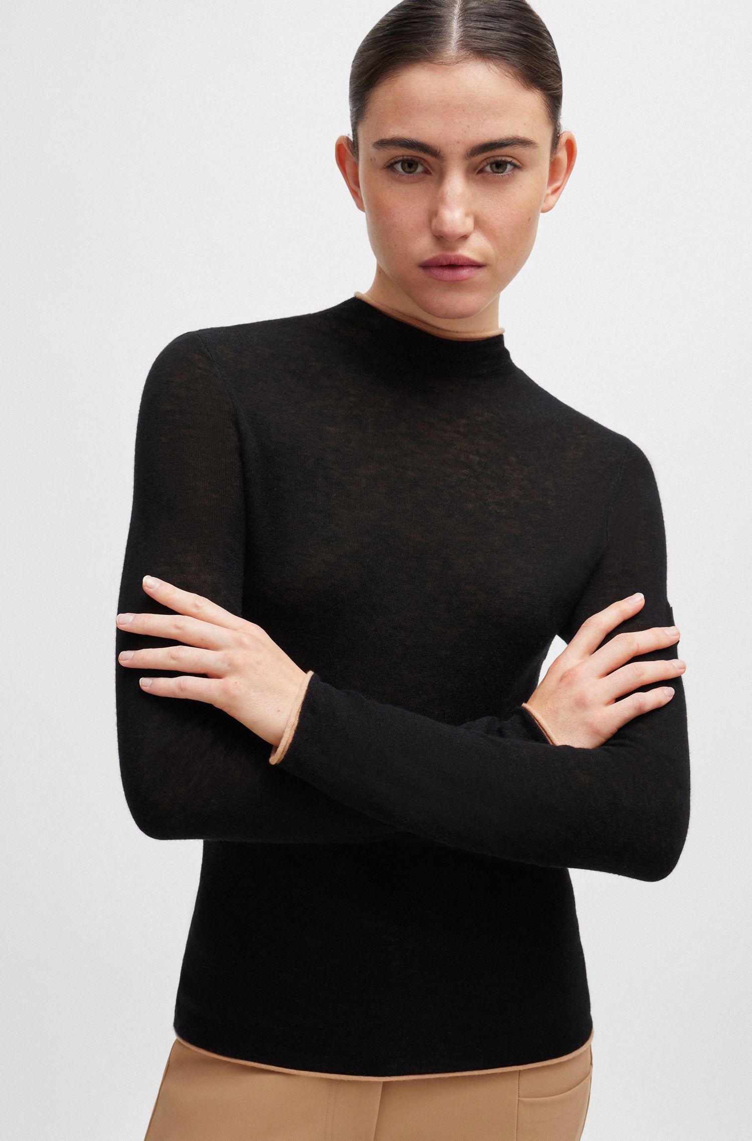 Boss May Soft Knit Ladies Turtle Neck