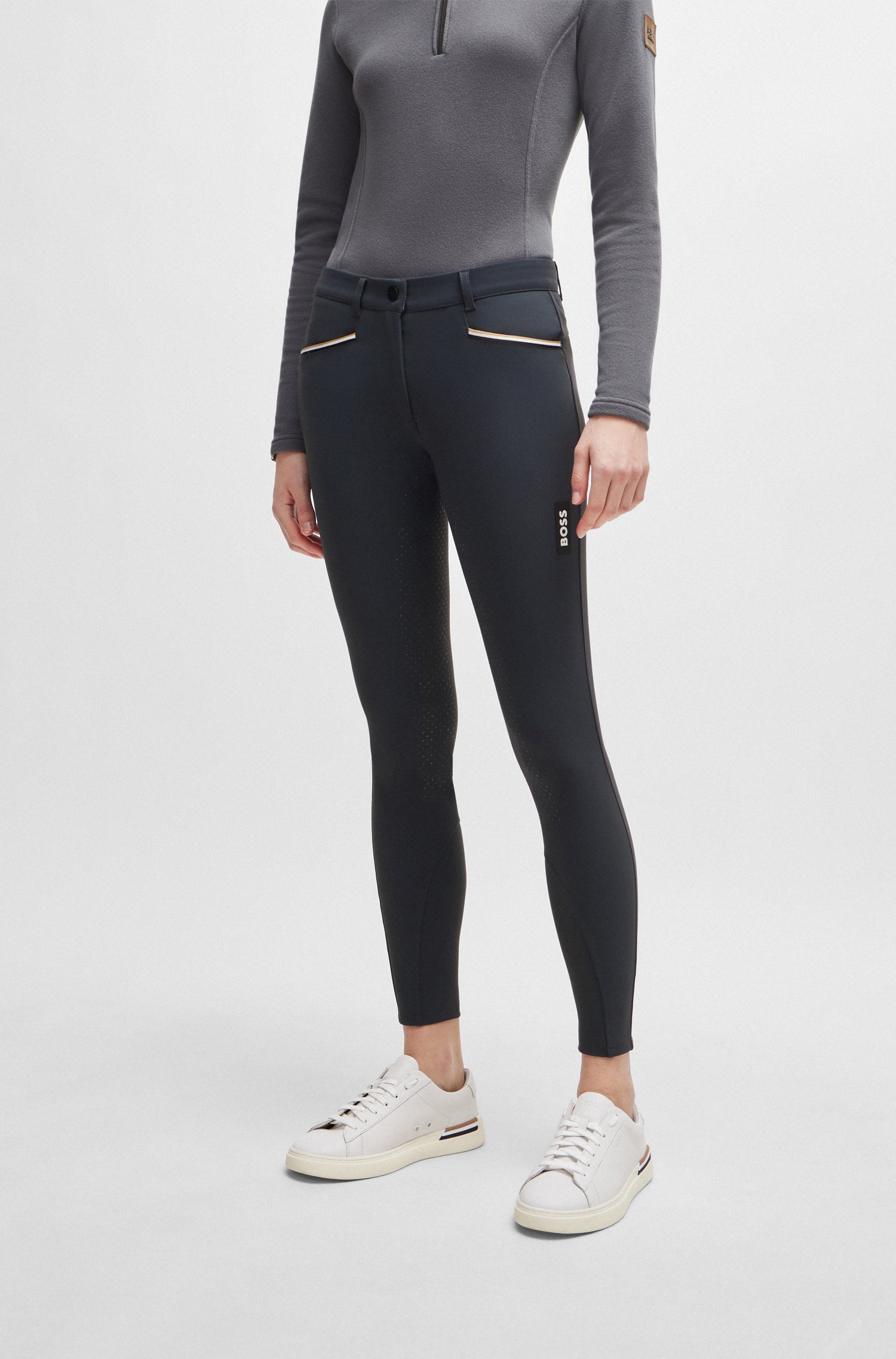 Boss Heather Full Grip Ladies Breeches *Pre-order for dispatch within approximately 2 weeks*