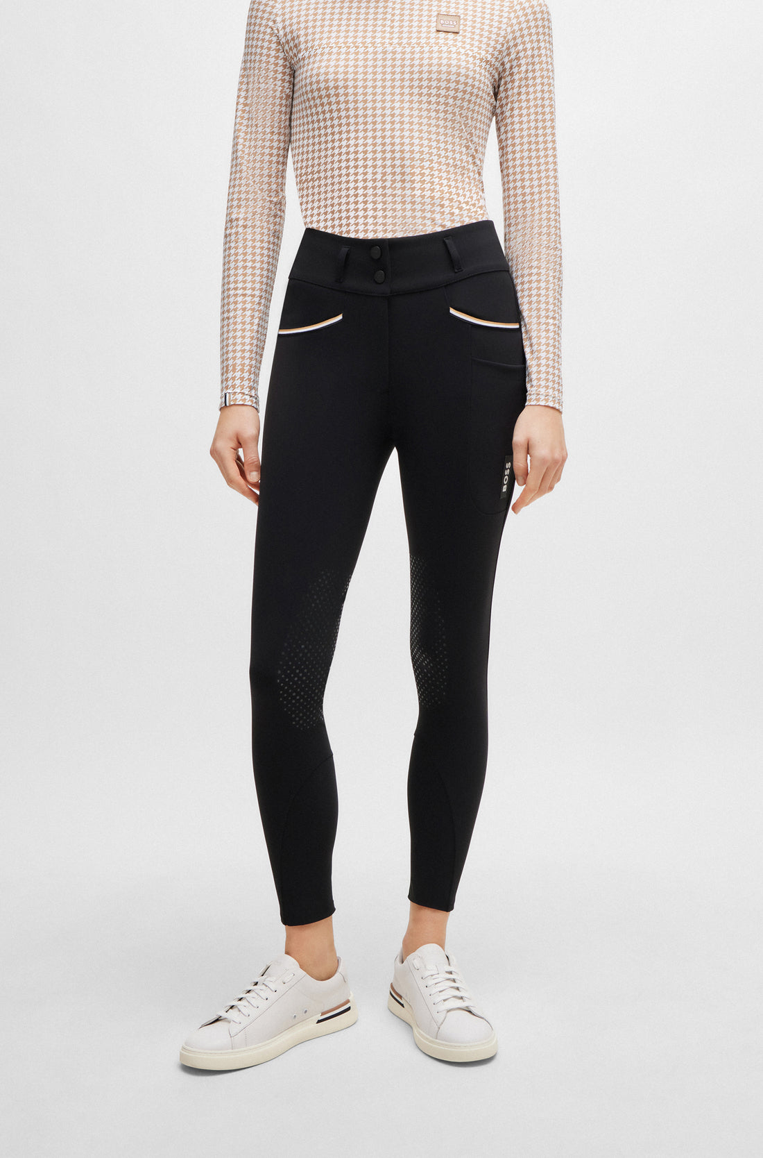 Boss Hannah High-Waist Knee Grip Ladies Breeches *Pre-order for dispatch within approximately 2 weeks* - Core Colours.